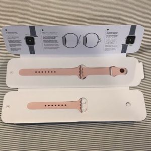 Apple Watch series 4 pink sand band